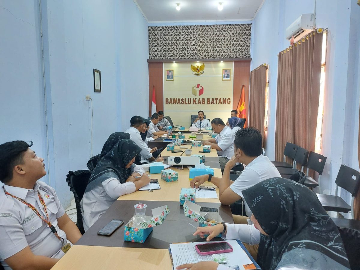 Kegiatan Peningkatan Kapasitas SDM Bawaslu Kabupaten Batang