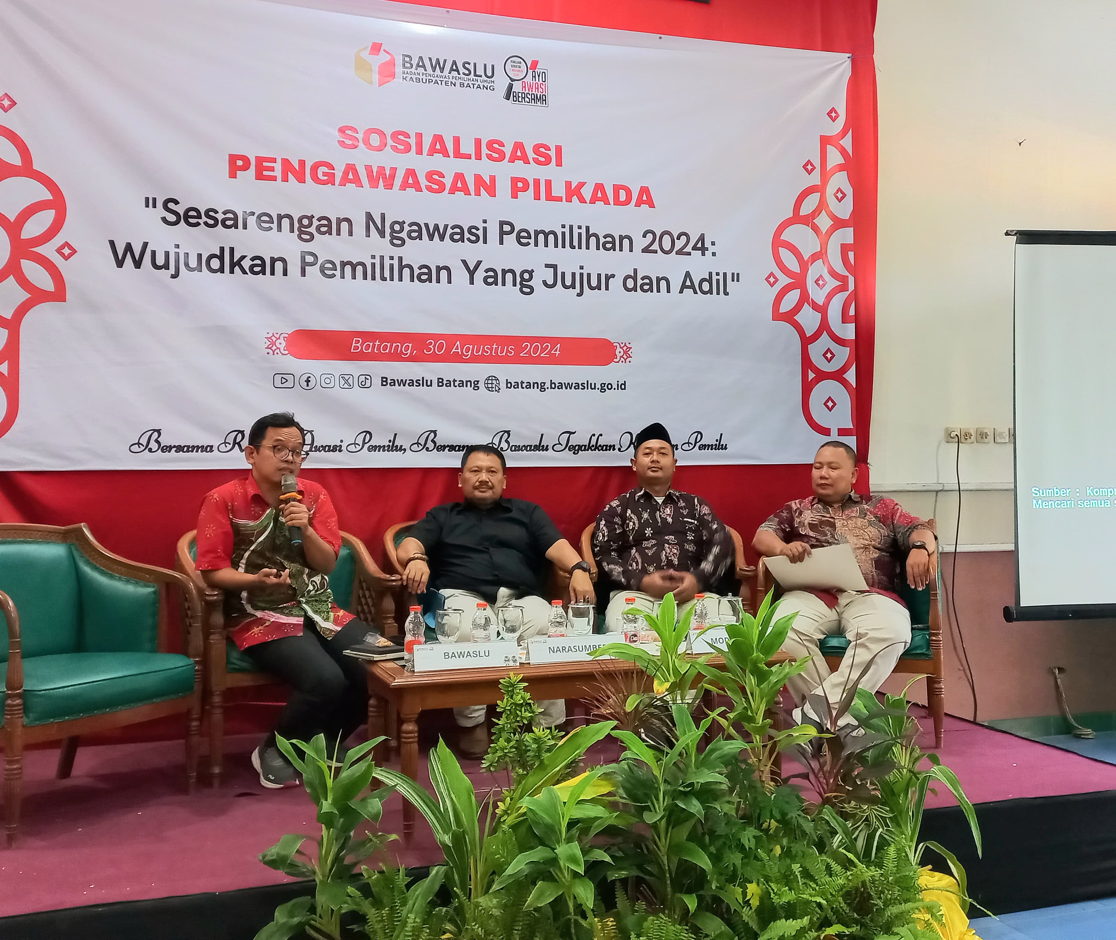 Gelar Sosialisasi, Bawaslu Tingkatkan Pengawasan Partisipatif Masyarakat Dalam Pilkada Serentak 2024