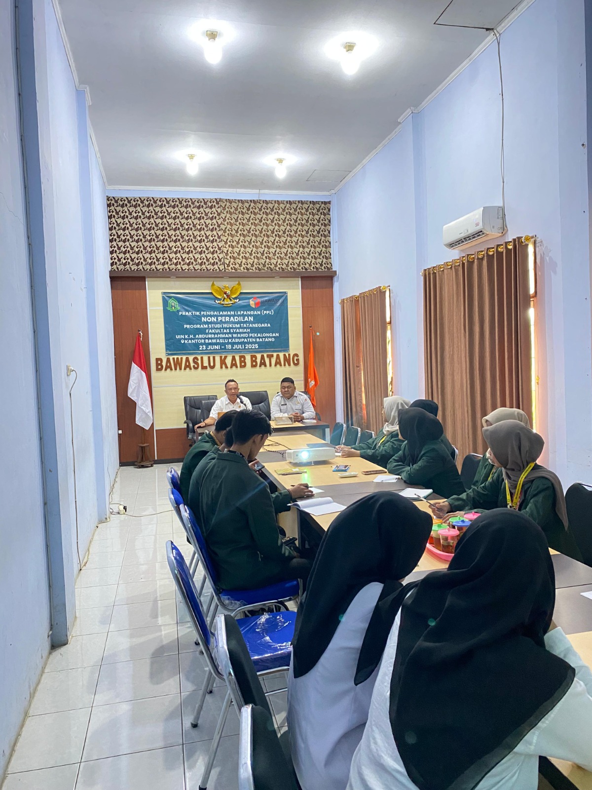 Ketua Bawaslu Batang Beri Materi Pembelajaran Kepada Mahasiswa PPL UIN Gusdur Pekalongan