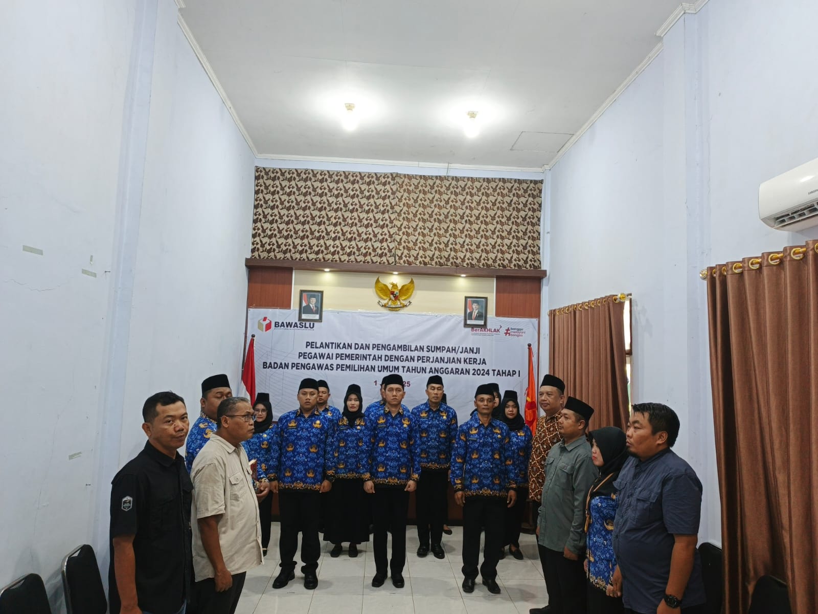 11 PPPK Bawaslu Kabupaten Batang Resmi Dilantik