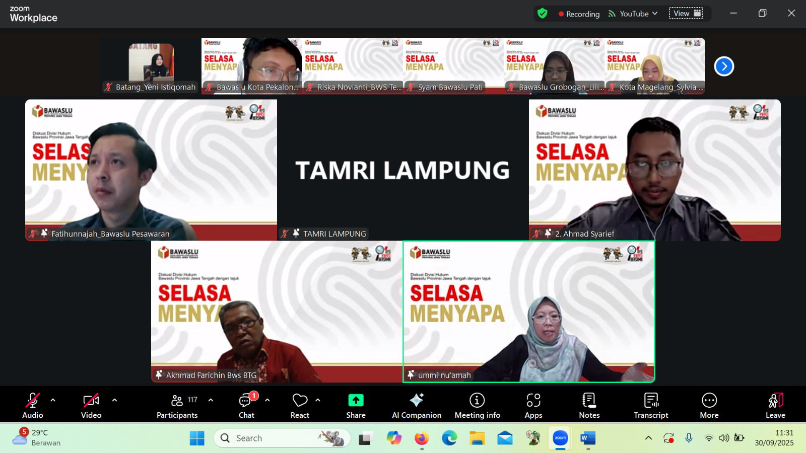 Bawaslu Batang Perkuat Kapasitas Lewat Diskusi PSU Pesawaran