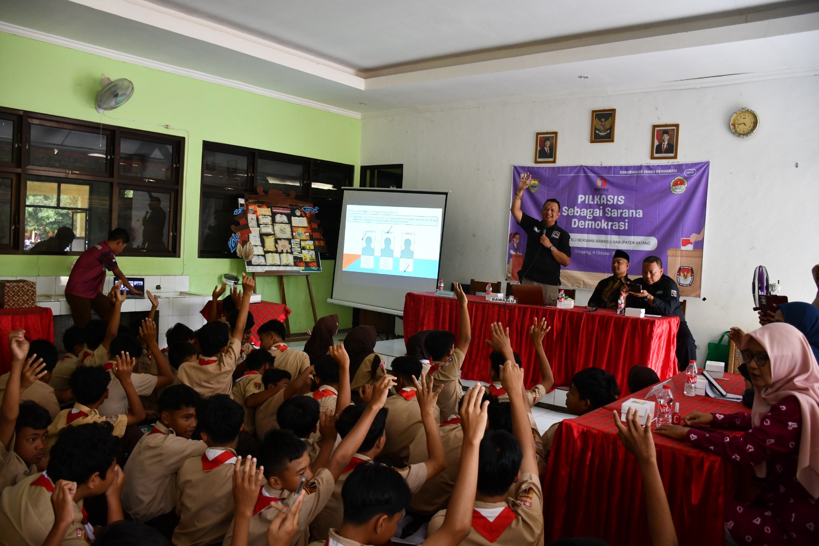 Pilkasis Menjadi Sarana Praktik Demokrasi di SMPN 02 Gringsing