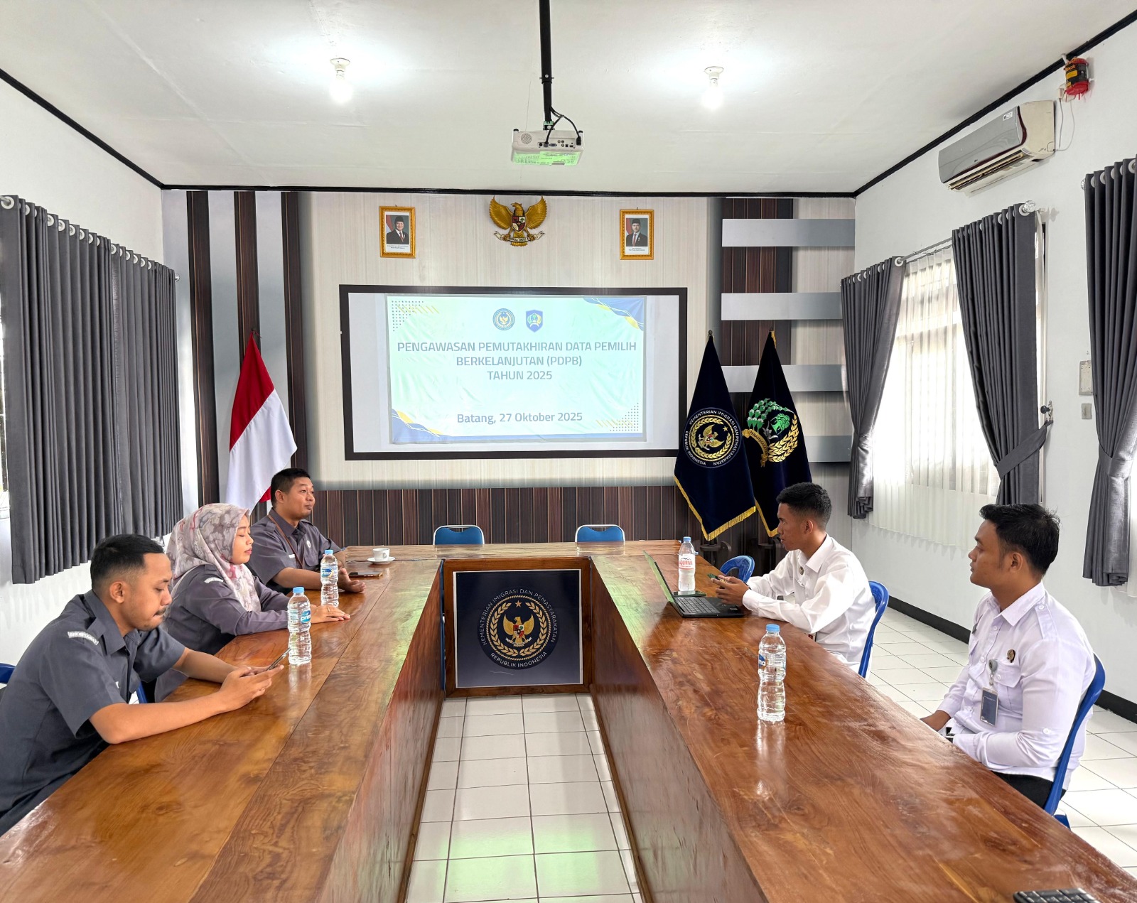 Perkuat Sinkronisasi Data, Bawaslu Batang Koordinasi Pengawasan PDPB ke Lapas Kelas IIB Batang