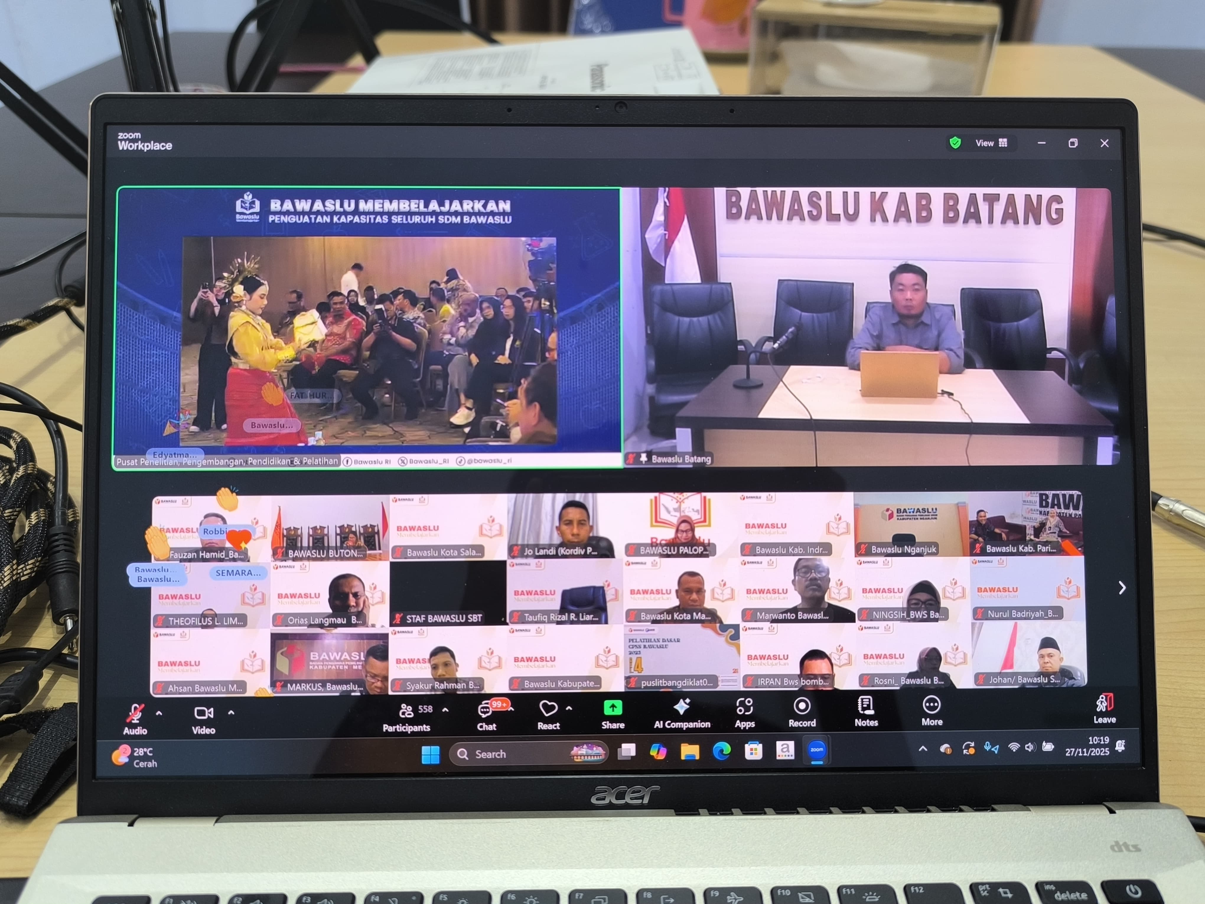 Bawaslu Batang hadir dalam Giat "Bawaslu Membelajarkan"