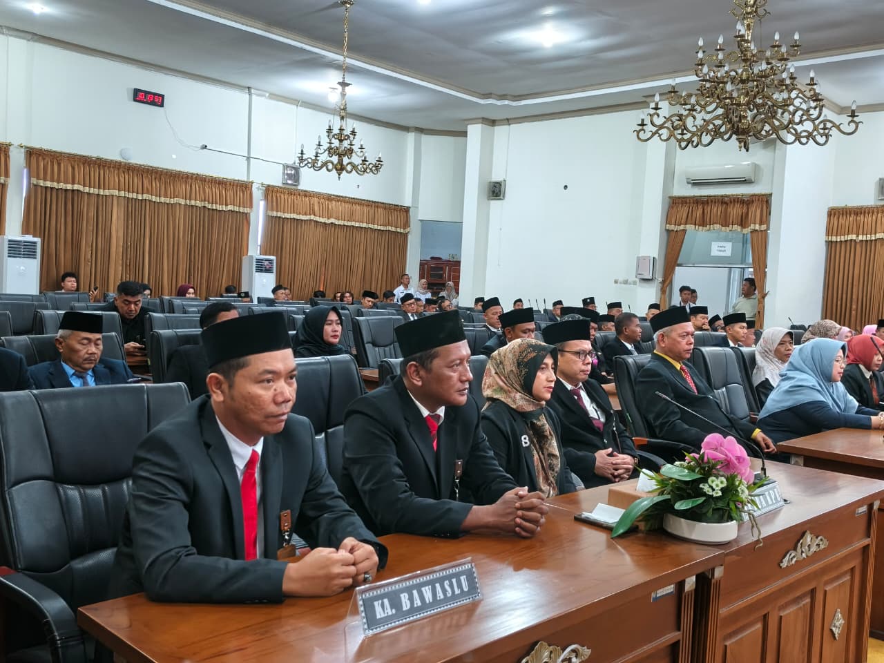 Bawaslu Batang Hadiri Rapat Paripurna DPRD