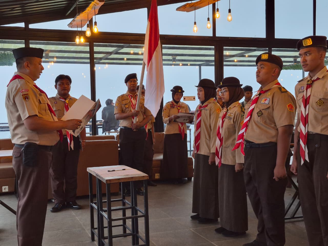 Bawaslu Kabupaten Batang Kukuhkan Dewan Saka Adhyasta Pemilu Masa Bakti 2025–2027