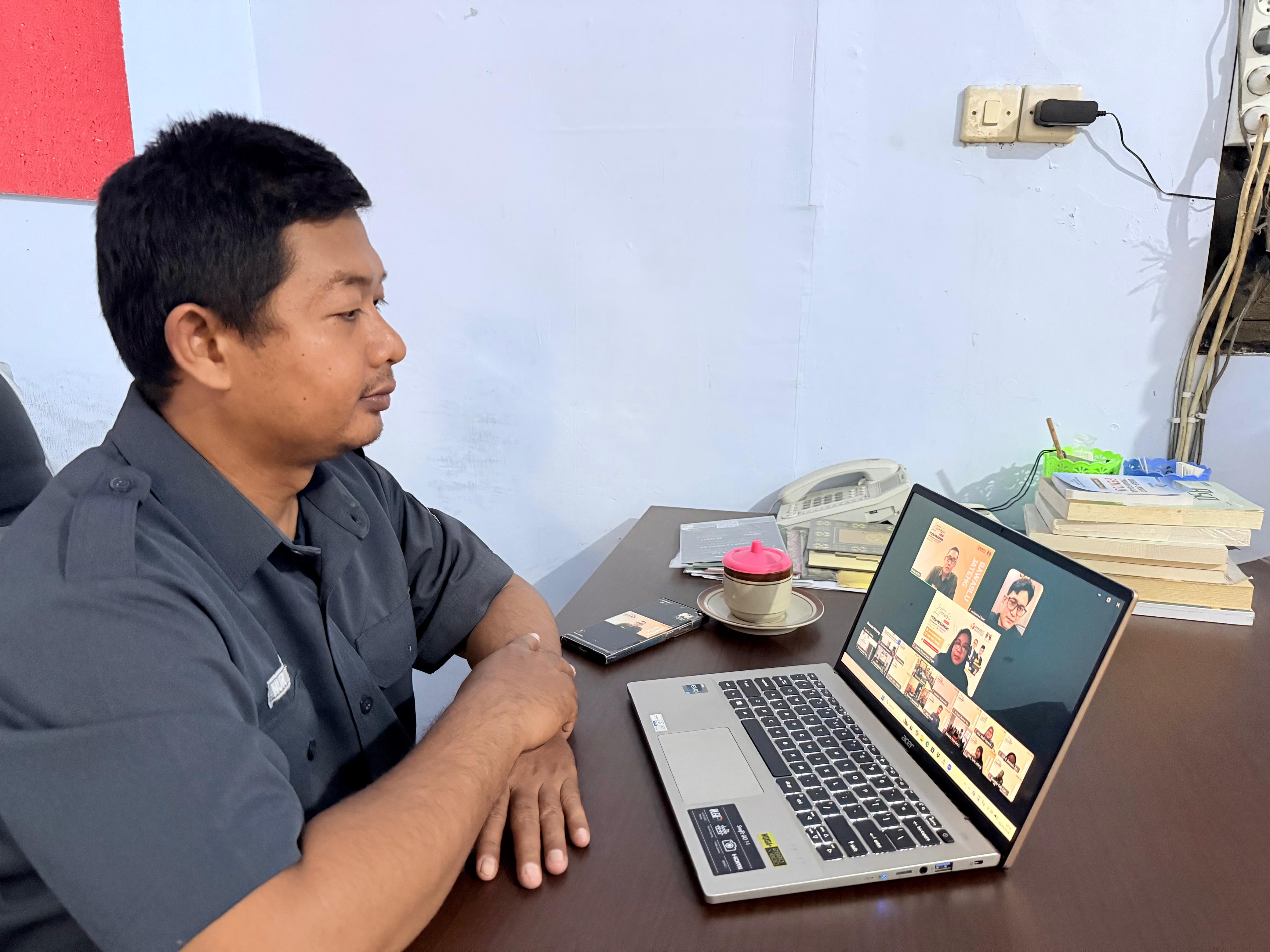 Bawaslu Batang Ikuti Literasi Pojok Pengawasan Vol. 9 Bahas Kerawanan dan Strategi Pengawasan di Daerah Kepulauan