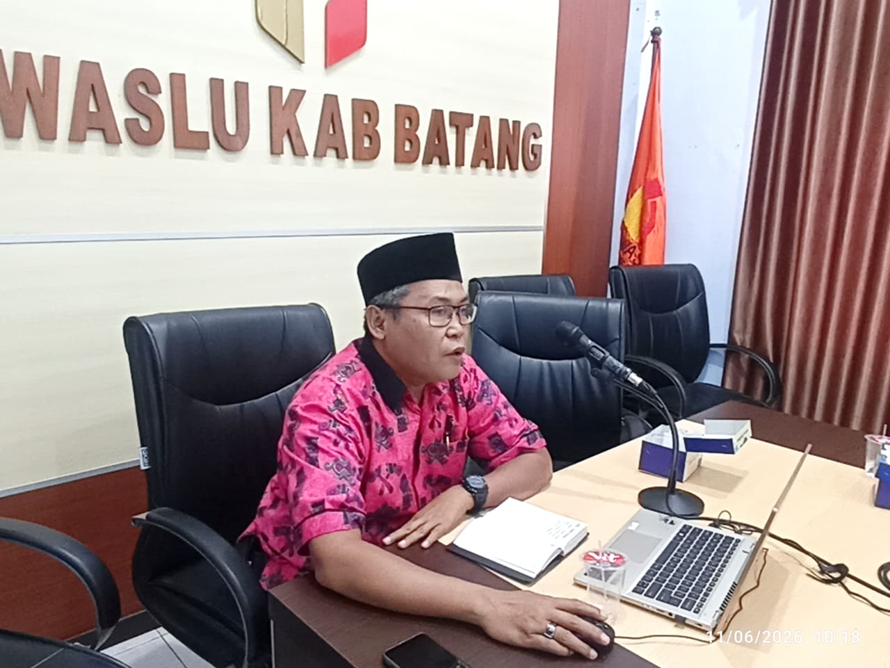 Bawaslu Kabupaten Batang Ikuti Peningkatan Kapasitas Teknis Penyusunan Jawaban dalam Sidang DKPP dan Persidangan di Pengadilan Negeri