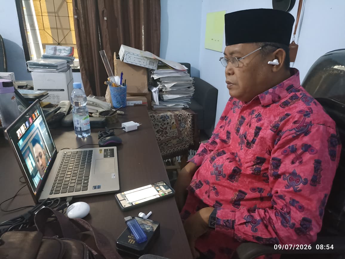 Bawaslu Kabupaten Batang Ikuti Evaluasi Pengawasan Pemutakhiran Data Partai Politik Berkelanjutan Semester I Tahun 2026