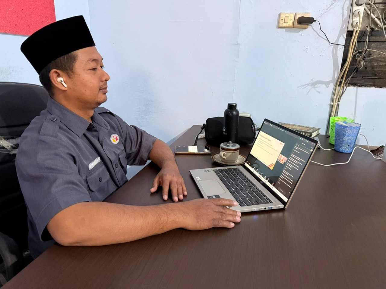 Bawaslu Batang Ikuti Rapat Koordinasi Evaluasi Pengawasan PDPB Semester I Tahun 2026