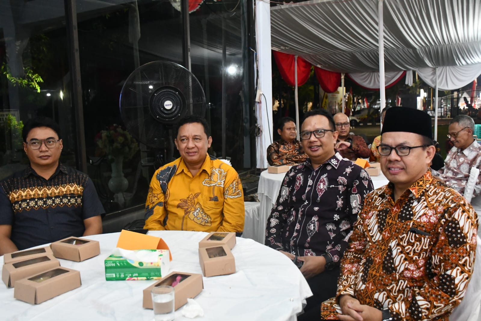Bawaslu Kabupaten Batang Hadiri Acara Kenal Pamit Kapolres Batang Bersama Forkopimda