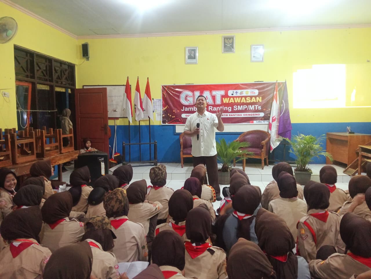 Bawaslu Kabupaten Batang Ajak Anggota Pramuka Penggalang Gringsing Jadi Agen Demokrasi dan Pengawas Partisipatif