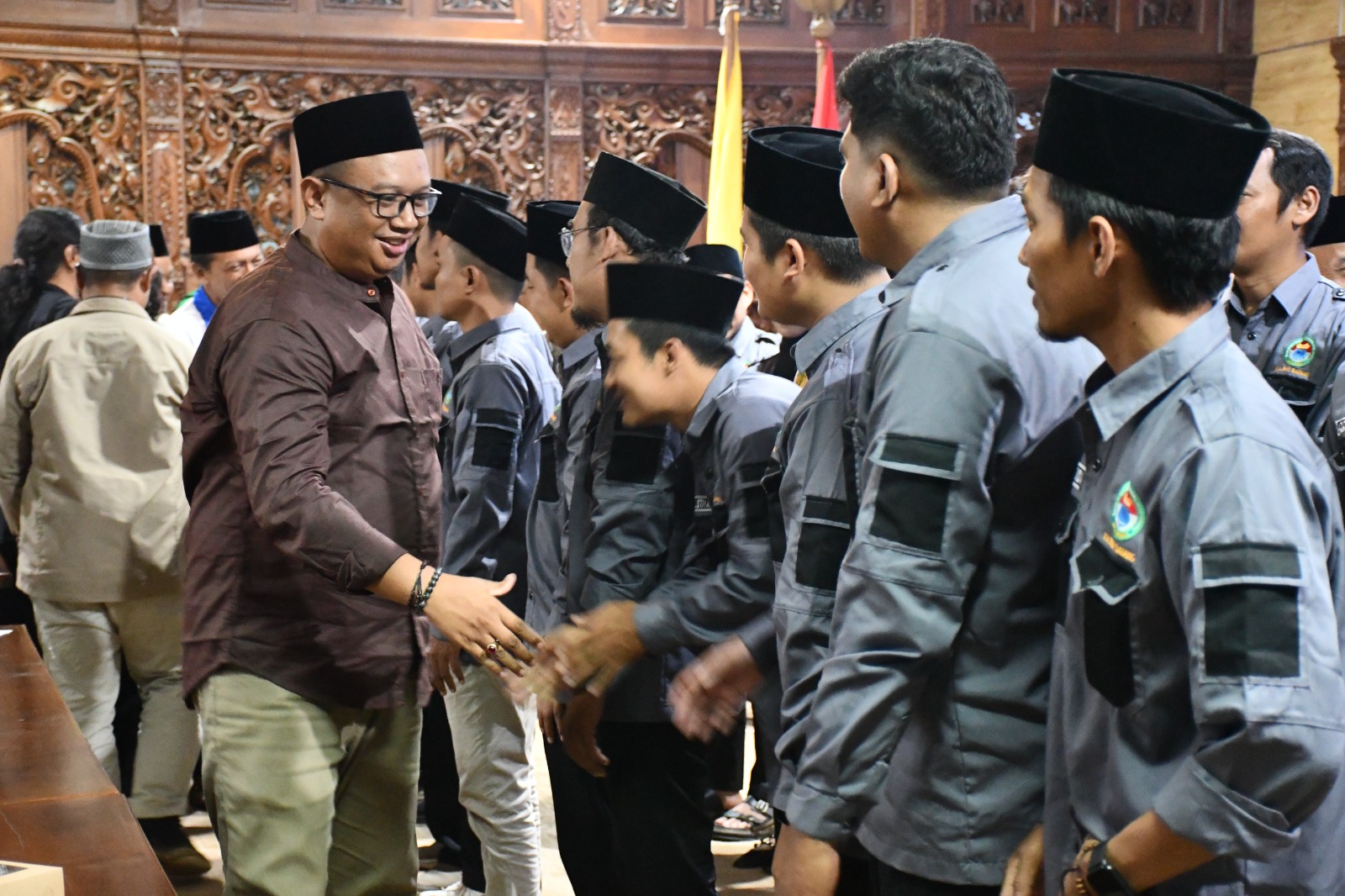 Ketua Bawaslu Batang Hadiri Pelantikan Pengurus PC IKA PMII di Pendopo Kabupaten