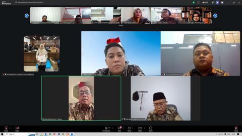 Bawaslu Batang Ikuti Sosialisasi Kompetisi Video Kelas Sengketa Bawaslu Kabupaten/Kota Se-Jawa Tengah