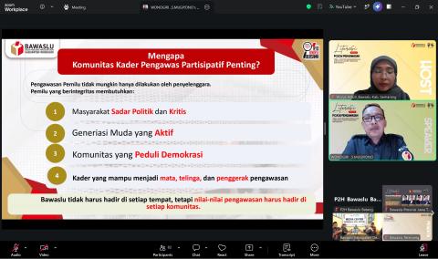 Literasi Pojok Pengawasan Vol. 21 Dorong Komunitas Kader Pengawas Partisipatif Lebih Berdaya