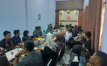 Rapat Koordinasi Penanganan Pelanggaran Bawaslu Kabupaten Batang Bersama Panwaslu Kecamatan Se-Kabupaten Batang