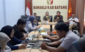 Bawaslu Batang Reguler Meeting Pemantapan Agenda Non-Tahapan di Tahun 2025