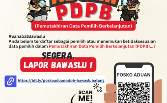 Bawaslu Batang Buka Posko Aduan PDPB
