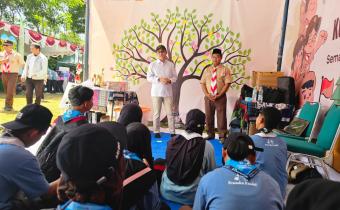 Bawaslu Batang Ajak Adik-adik Pramuka ikuti Saka Adhyasta Pemilu