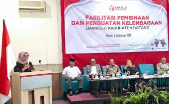 Perkuat Kelembagaan, Bawaslu Batang Adakan Fasilitasi Pembinaan dan Penguatan Kelembagaan gandeng Mitra Kerja