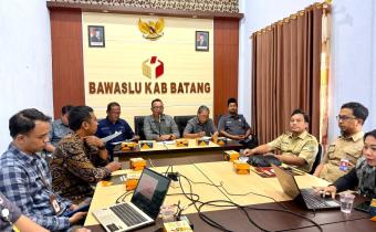 Pastikan Keakuratan Data, Bawaslu Batang Gelar Rakor Bersama Stakeholder
