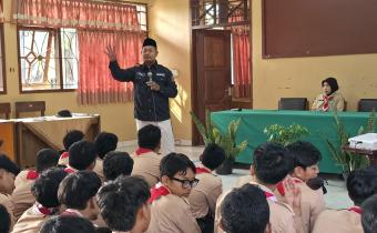 Bawaslu Batang Dukung Pramuka MAN Batang Jadi Pelopor Pengawas Pemilu Partisipatif