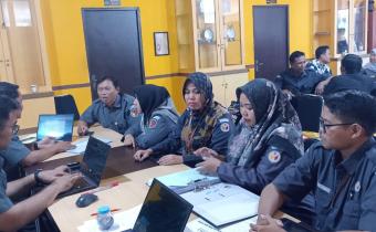 Bawaslu Kabupaten Batang Hadiri Kegiatan Koordinasi dan Verifikasi Dokumen Pertanggungjawaban LS Penguatan Kelembagaan