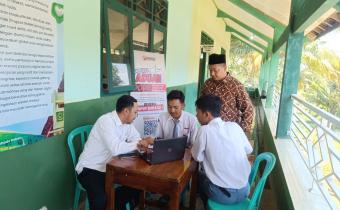 Bawaslu Kabupaten Batang Buka Posko Aduan PDPB di SMK Ma’arif NU Nusahada Reban