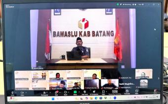 Kordiv P2H Bawaslu Batang Tekankan Pentingnya Pencegahan Pada Diskusi P2P Daring Tahun 2025