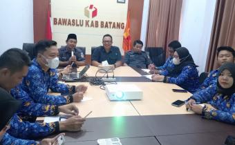 Bawaslu Batang Gelar FGD Persiapan Pelaksanaan Uji Petik PDPB