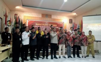 Bawaslu Batang Awasi Melekat Rapat Pleno Terbuka Rekapitulasi PDPB Triwulan IV Tahun 2025