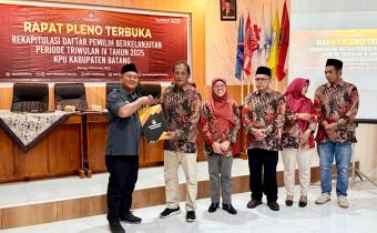 KPU Batang Tetapkan 631.770 Pemilih pada Pleno PDPB Triwulan IV 2025, Bawaslu Batang Soroti Akurasi Data dan Ketepatan Waktu