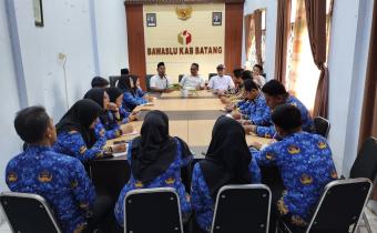 Evaluasi Pengawasan PDPB, Bawaslu Batang Tekankan Pentingnya Validitas Data Pemilih