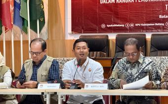 Bawaslu Batang Menghadiri Rapat Koordinasi Pengawasan Coktas PDPB 2026 KPU Batang