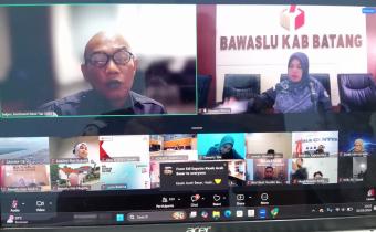 Penguatan SDM dan Kelembagaan, Bawaslu Batang Ikuti Rapat Nasional Bawaslu RI