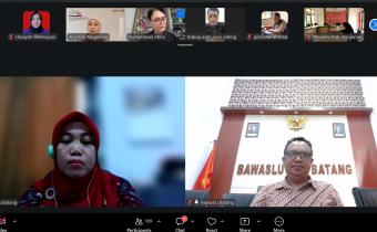 Bawaslu Batang Ikuti Rapat Penajaman Anggaran, Siap Sesuaikan Program Kerja Secara Efisien