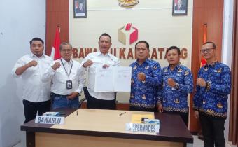 Perkuat Pengawasan Partisipatif, Bawaslu Batang Jalin Kerja Sama Dengan Dispermades