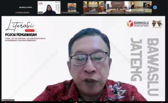 Bawaslu Batang Ikuti Literasi Pojok Pengawasan Vol. 15, Bedah Kerawanan Tahapan Kampanye Pemilu