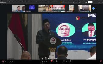 Selaraskan Regulasi, Bawaslu Batang Ikuti Rapat Harmonisasi Pidana Pemilu