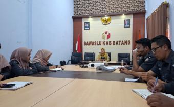 Perkuat Sinergi Internal, Bawaslu Batang Matangkan Program P2P dan Saka Adhyasta Pemilu