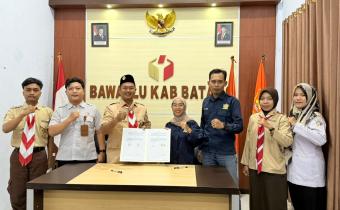 Saka Adhyasta Pemilu Kwarcab Batang dan Perisai Demokrasi Bangsa Perkuat Kolaborasi Demokrasi