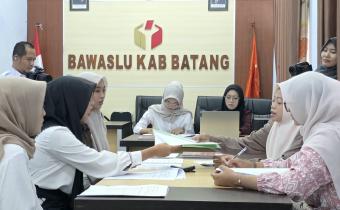 Bawaslu Kabupaten Batang Gelar Simulasi PSAP dalam Pendidikan Khusus Penyelesaian Sengketa Pemilu